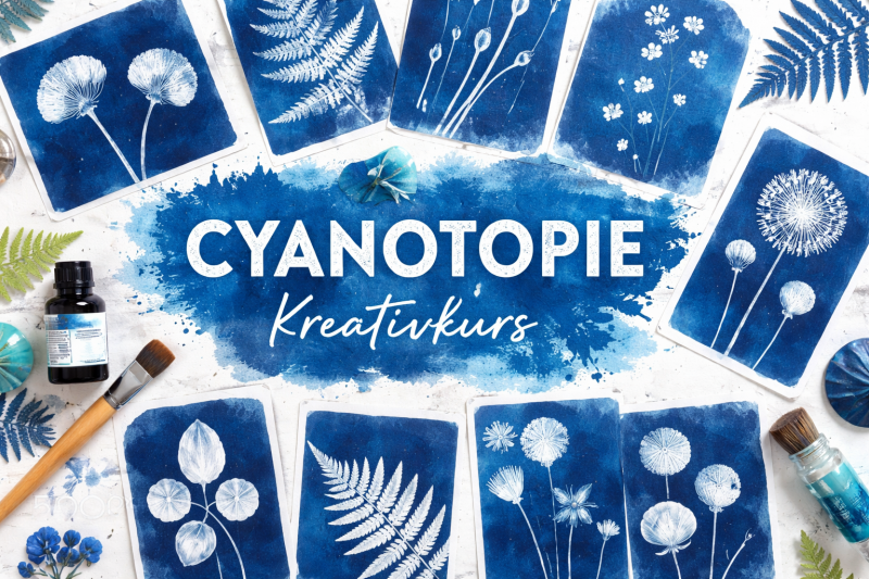 Text: Cyanotopie Kreativkurs